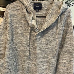 Mens Henley American Eagle pullover xxl